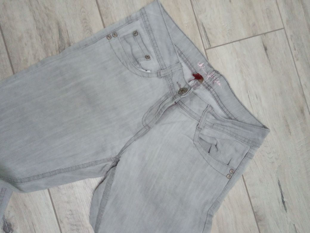 Szare rurki jeans 38 Primark