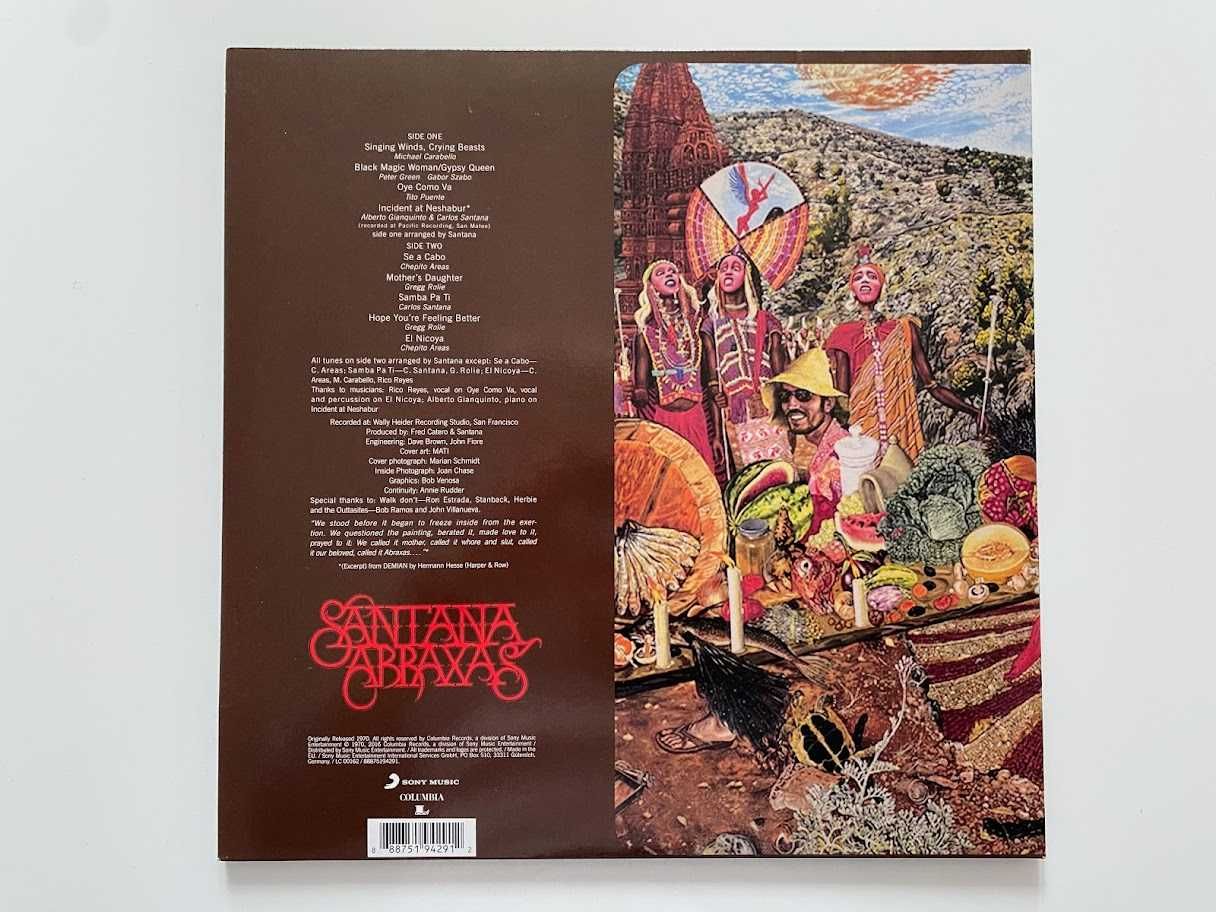 Carlos Santana Abraxas NOWA bez folii winyl vinyl