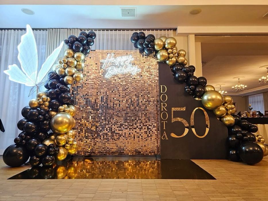 Ścianki balonowe/ ścianki dekoracyjne/dekoracja sali