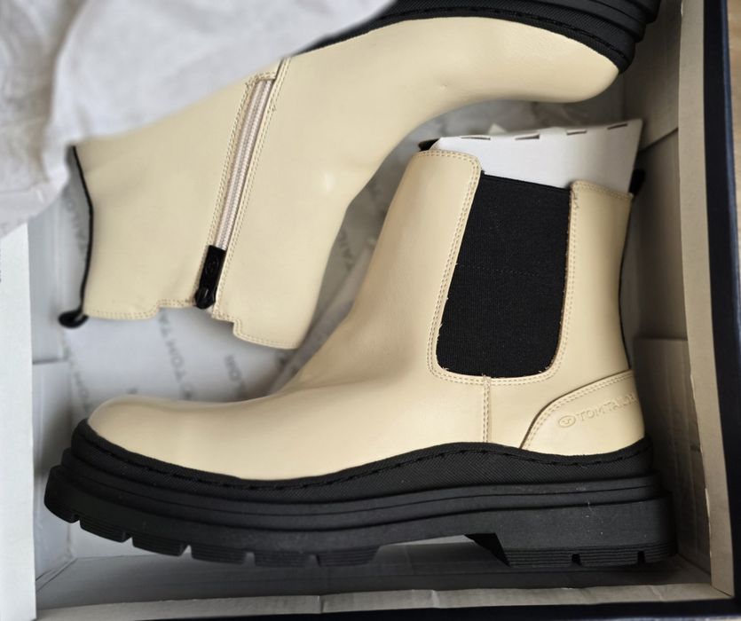 Челси Tailor, на флисе,  кожа, размер 41, 26см