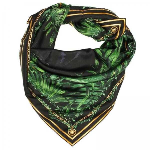 Versace Jedwabna apaszka szal chusta Pantera Joungle UNIKAT Obraz