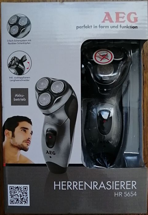 Máquina de barbear AEG- nova