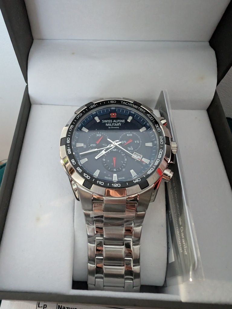 Zegarek Swiss Alpine Military SAM7043.9135 Oryginał Ideał Komplet