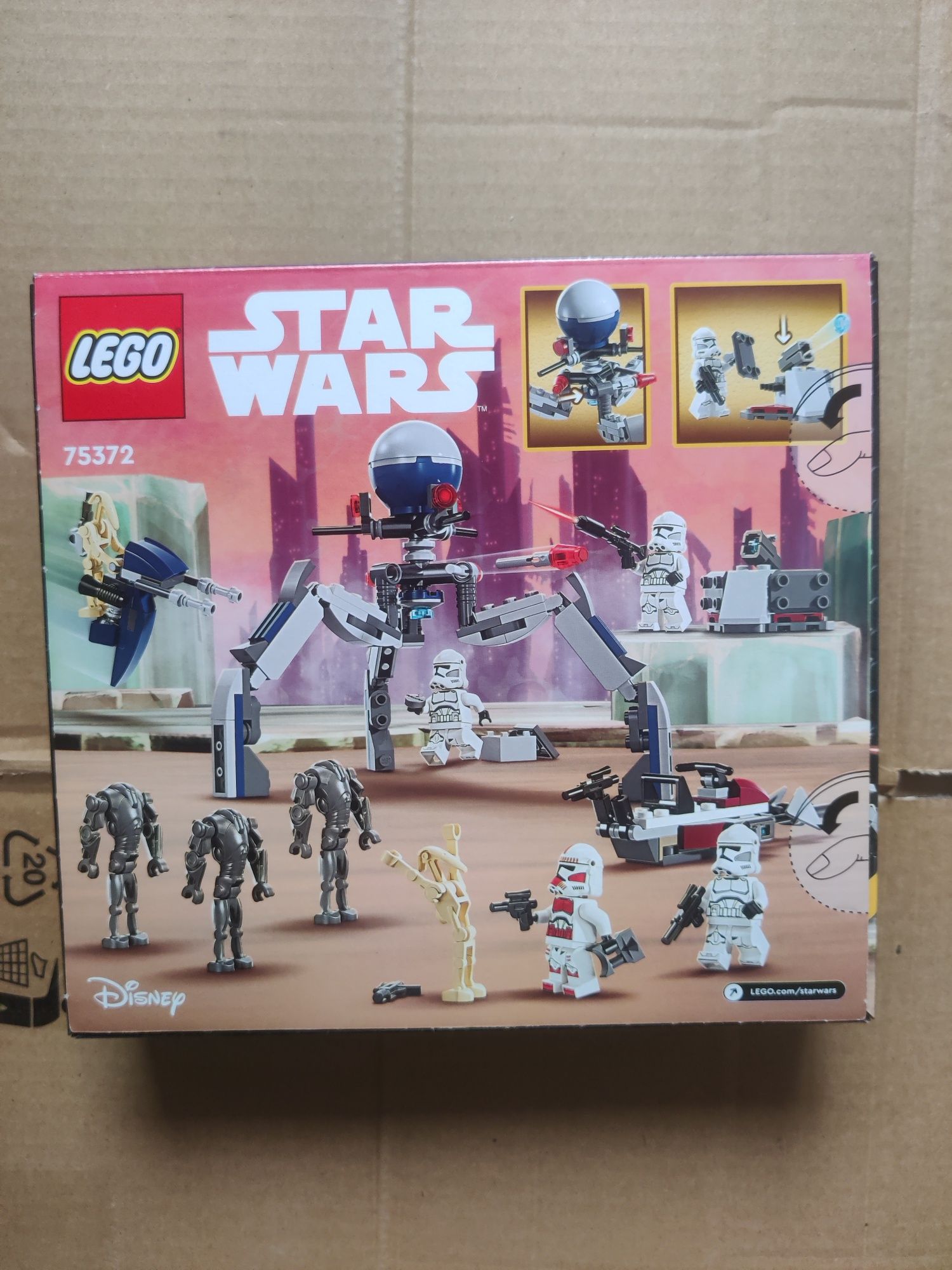 Lego Star Wars 75372 Zestaw bitewny z żołnierzem armii klonów i droide