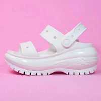 Оригинал кроксы Crocs Classic Mega Crush Sandal White 35-39р.