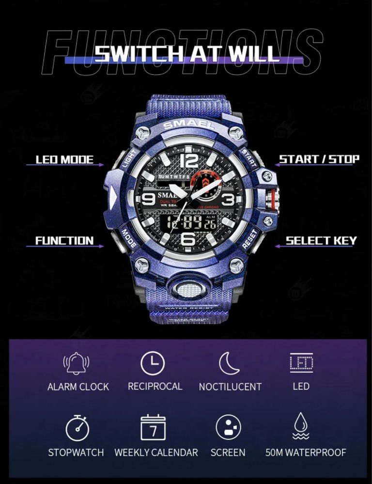 Nowy zegarek Smael