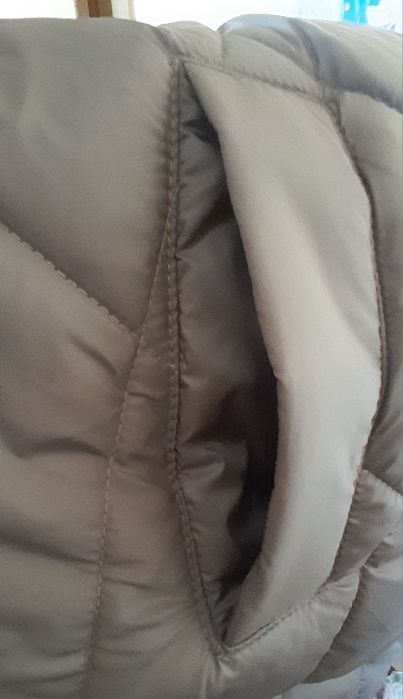 Пуховик, зимова куртка великого  розміру з капюшоном