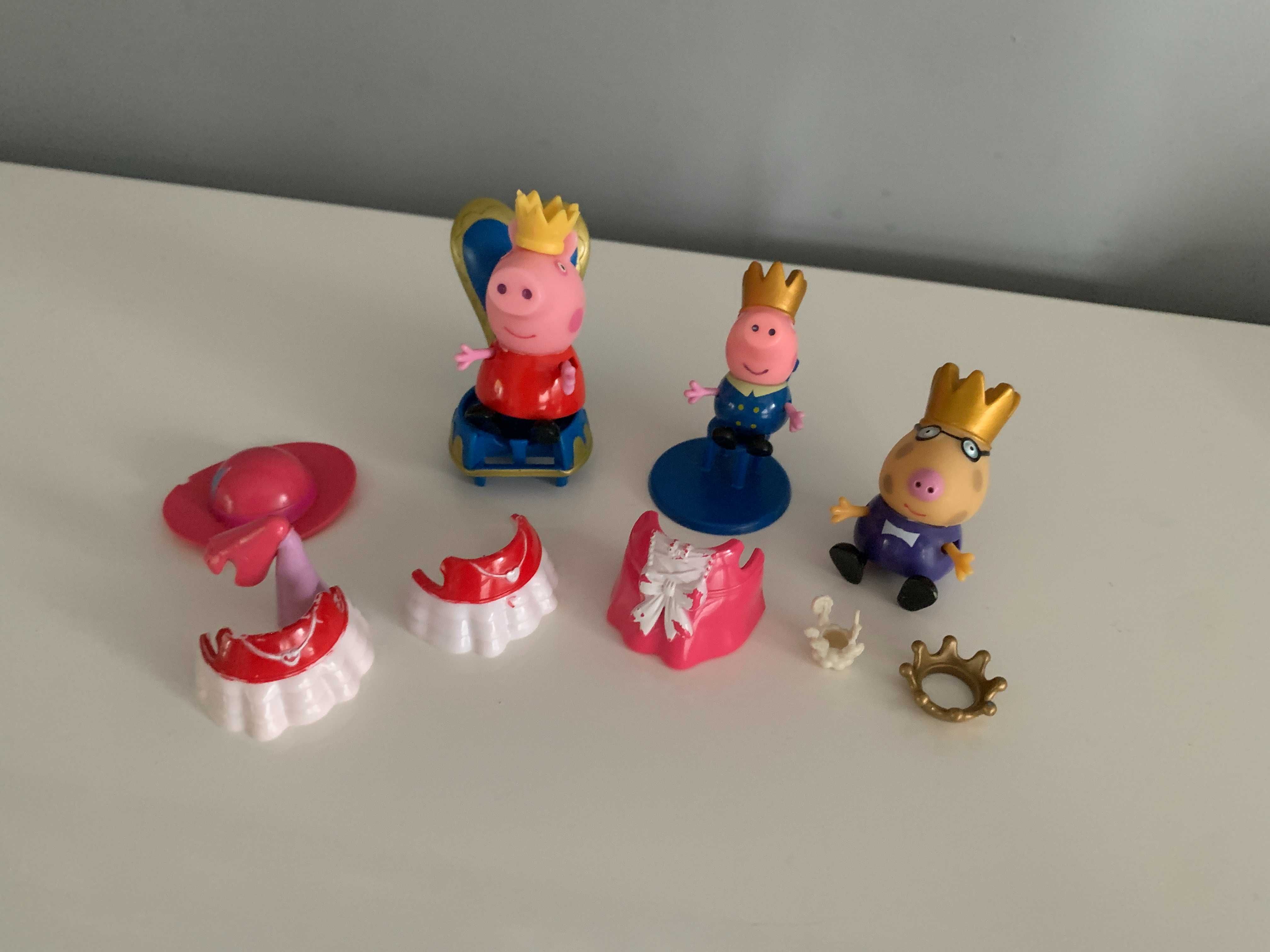 Świnka Peppa figurki zestaw królewski