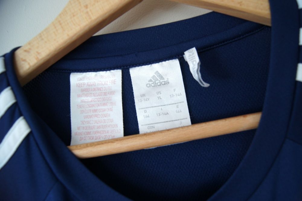 adidas ciemnoniebieska granatowa koszulka bluzka granatowy t-shirt xs