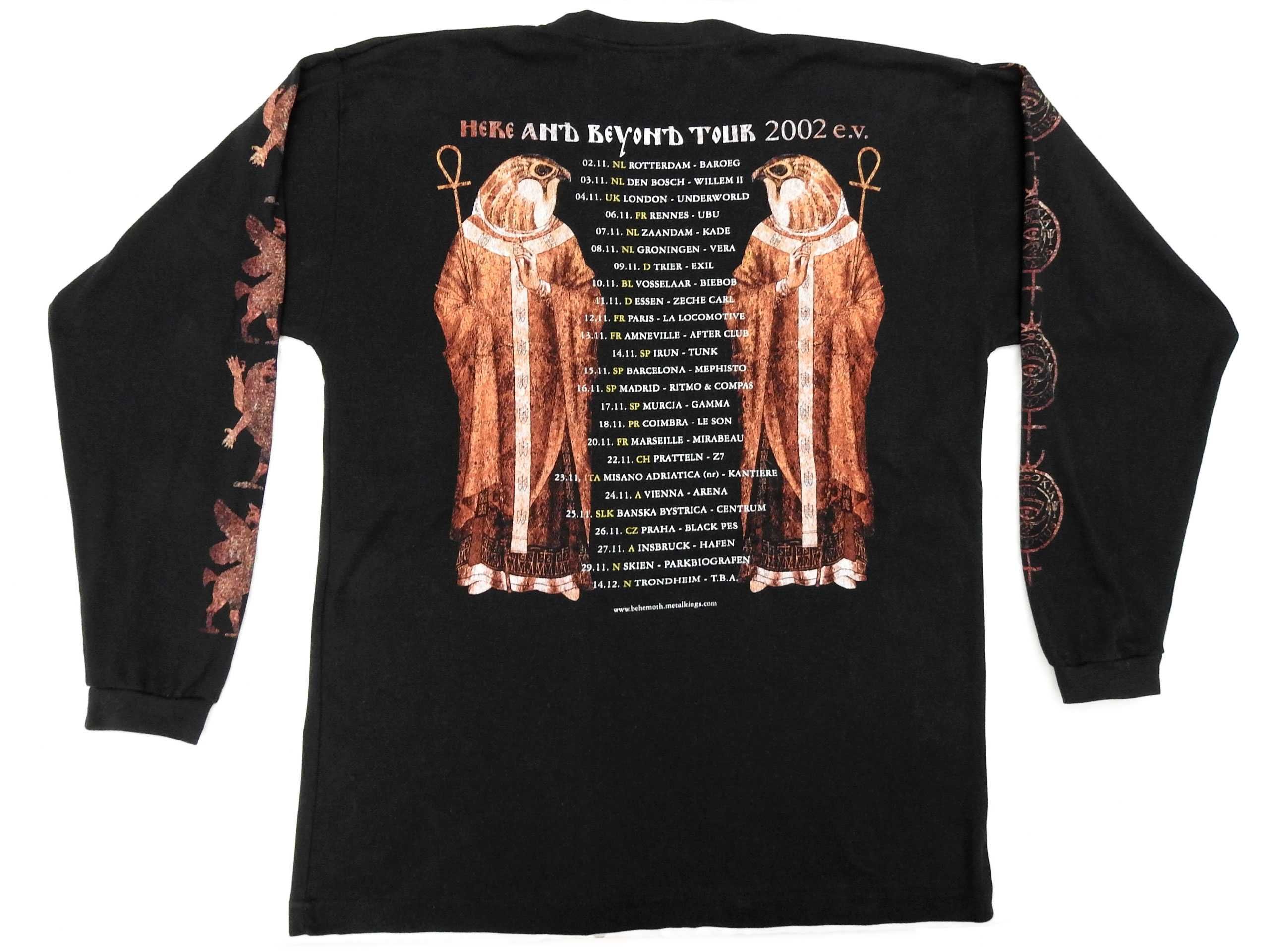 longsleeve  BEHEMOTH z trasy "Horns Ov Baphomet" z 2002