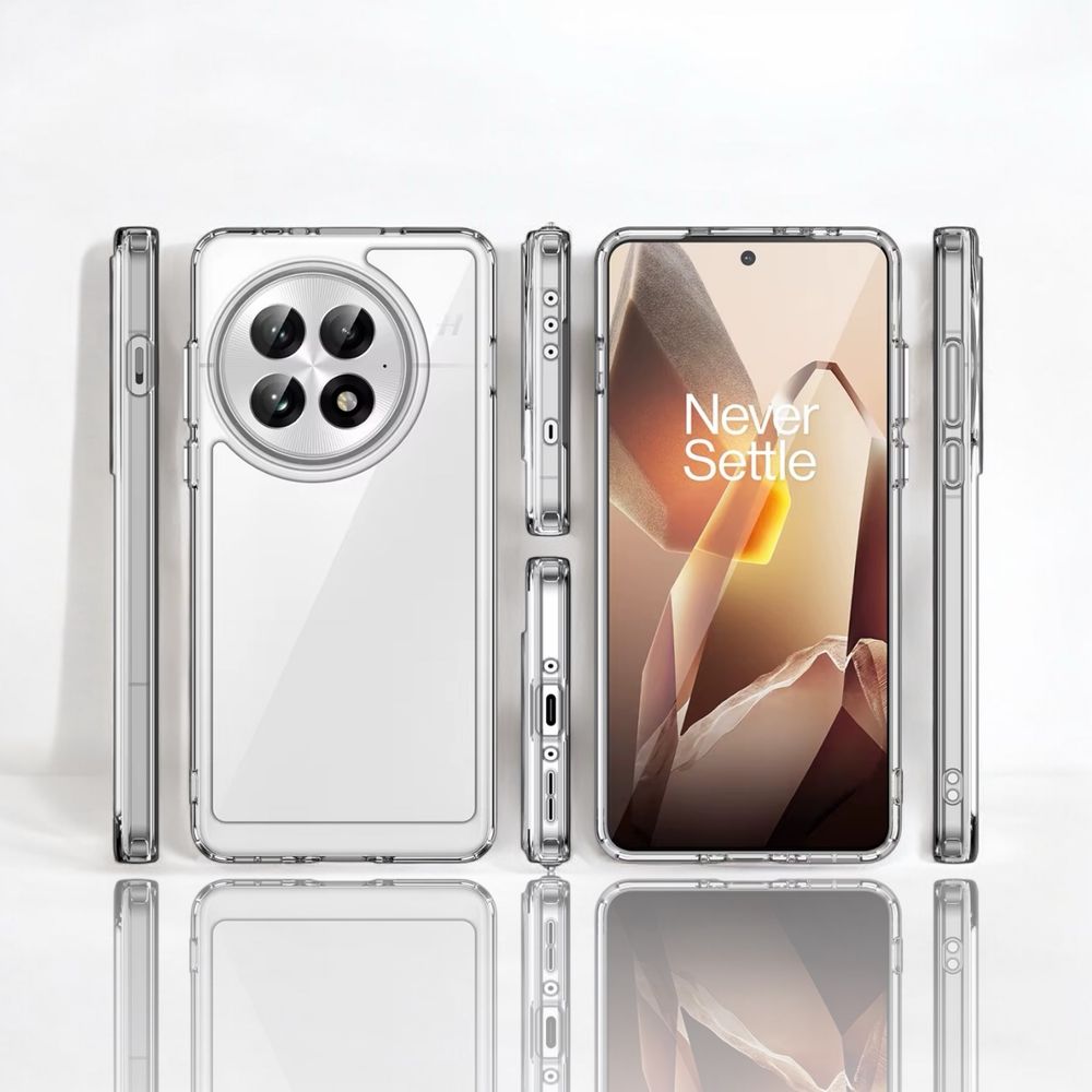 Etui ELEVATE HEXAGON do OnePlus 13 - Clear