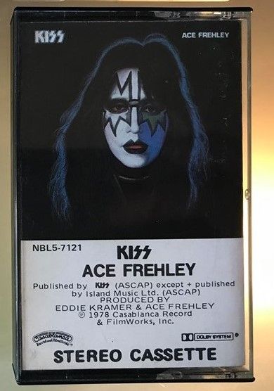 KISS - ACE FREHLEY - cassete áudio original USA