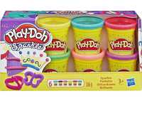 Play-Doh Sparkle з  блискітками набір  пластиліну подарунок на  свято