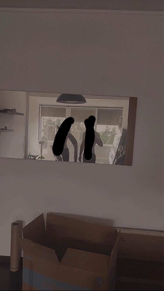 Movel de sala / espelho/ mesa de apoio/ armario flutuante