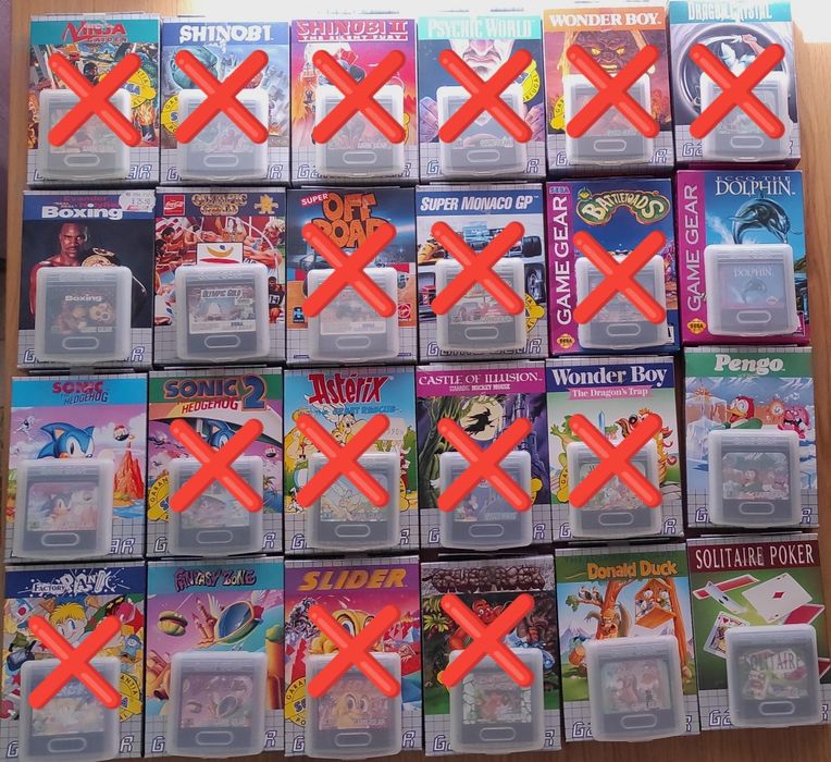 Consola Sega GameGear + Jogos + Acessórios