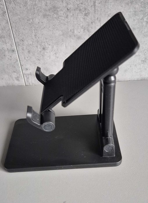 Podstawka Stojak Na Telefon Tablet Uchwyt Składany czarny