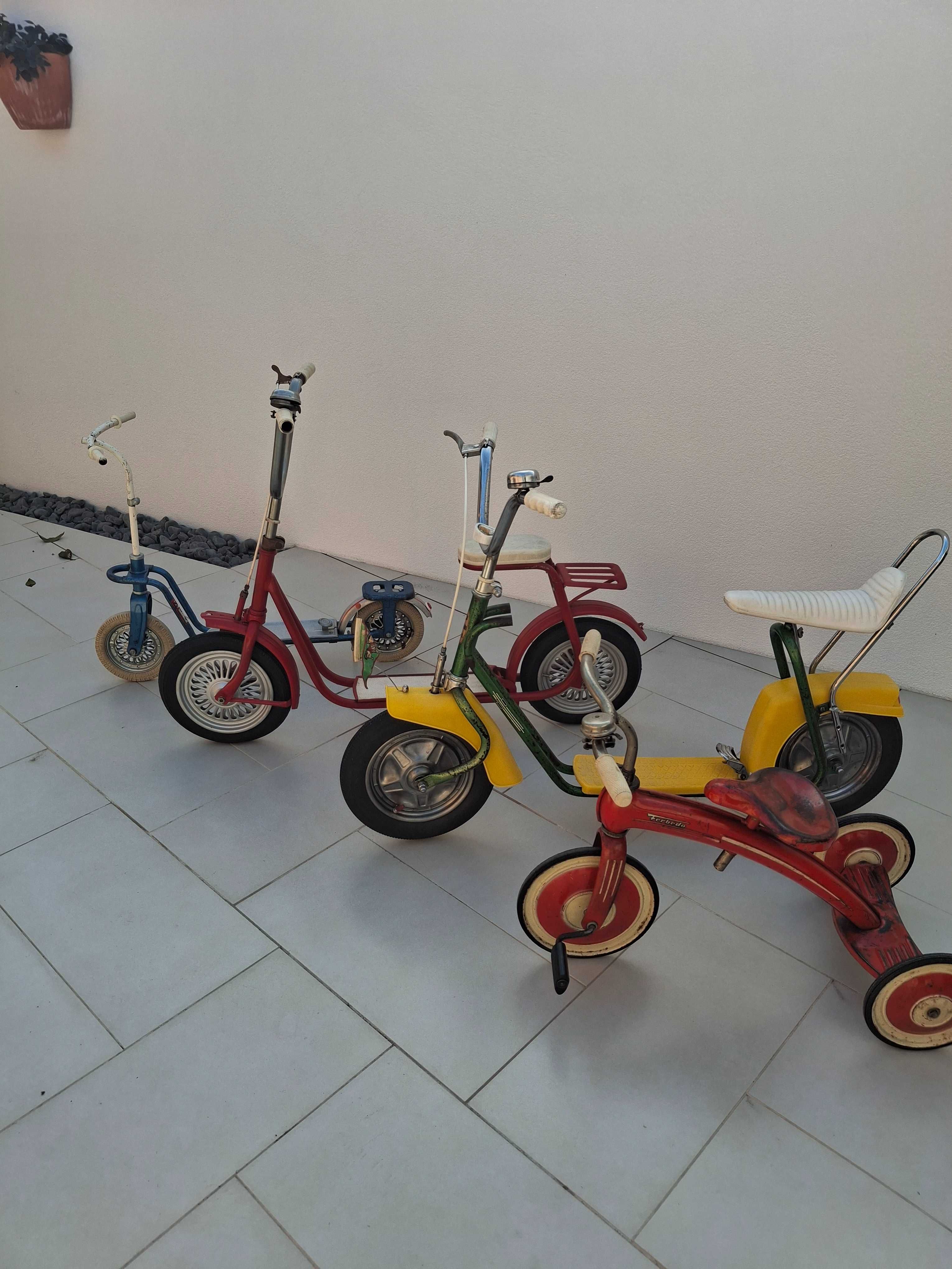 Triciclo trotinete vintage retro