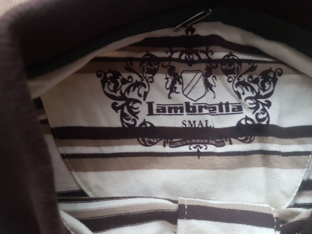 Lambretta koszulka polo bluzka męska t shirt S paski Nowa