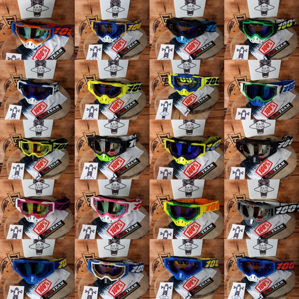 Óculos de motocross várias cores e modelos