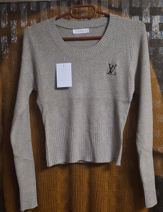 Bluzka/cienki sweterek damski, fango