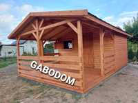 Domek drewniany MAX 24M2 letniskowy ogrodowy domki drewniane altana