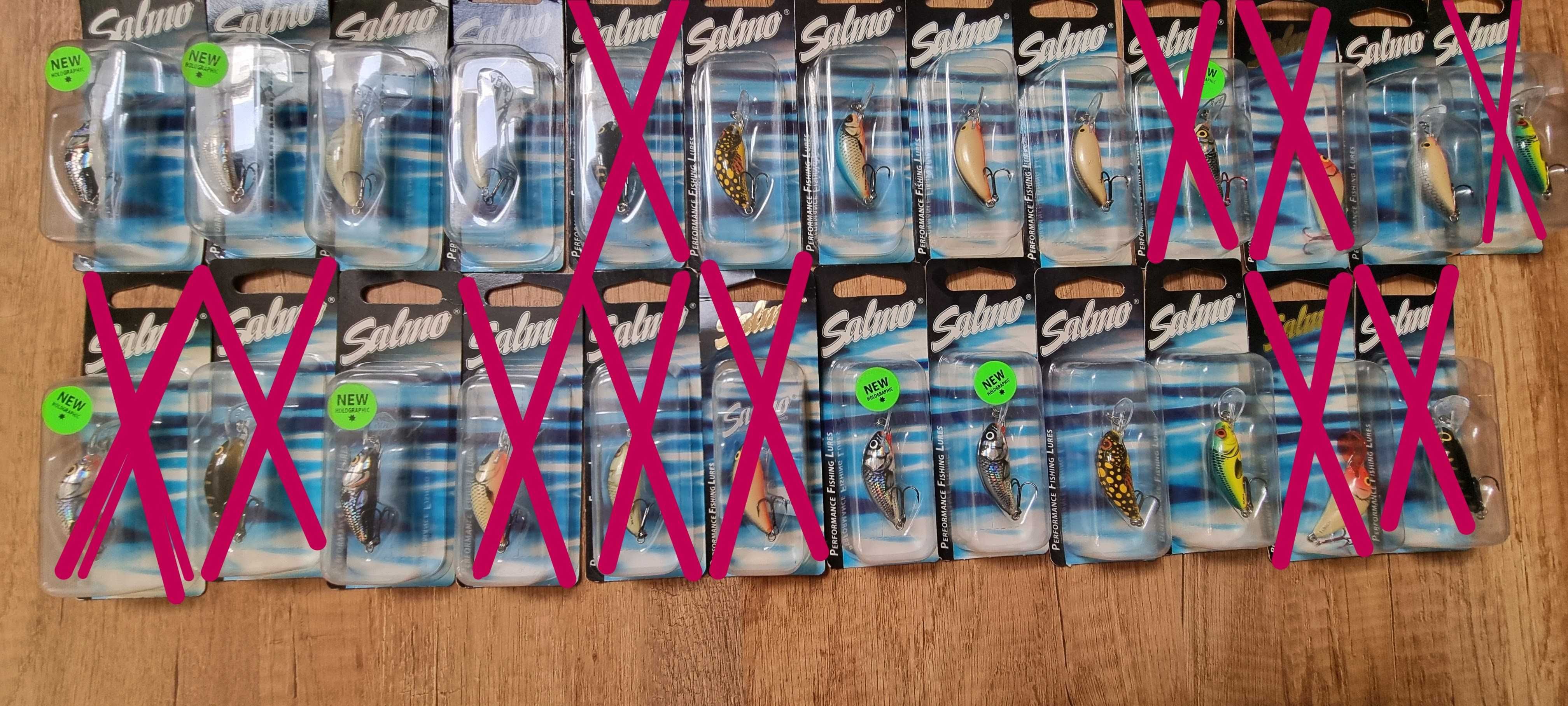 Woblery Salmo Hornet 3 - okazja 21 sztuki, nowe. Różne rodzaje