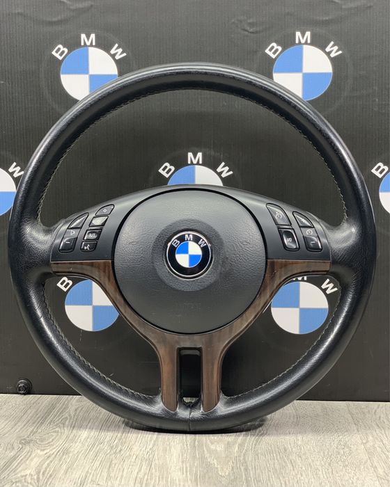 Спорт руль під Дерево Bmw E38 E39 E46 E53 Подушка Бмв