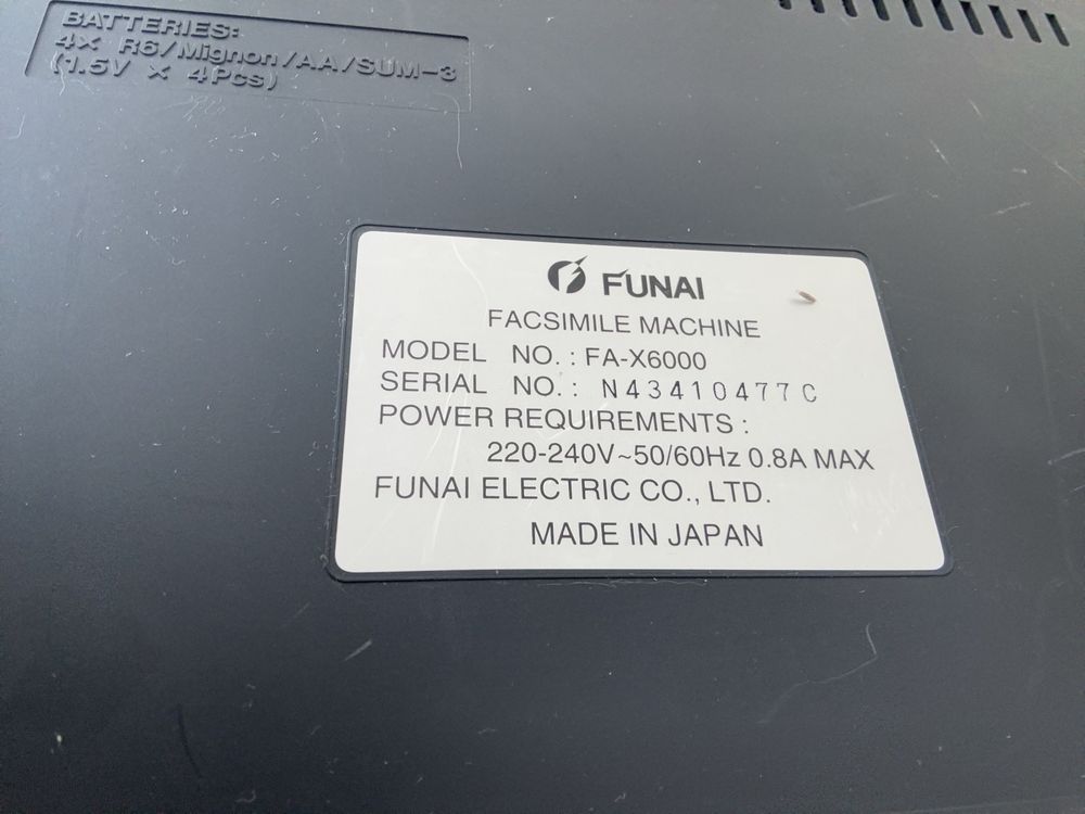 Факс Funai FA-X6000