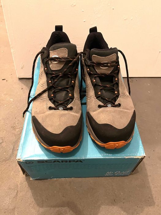 Prawie nowe męskie trekkingi Scarpa Rush Trail GTX 44 na gwarancji