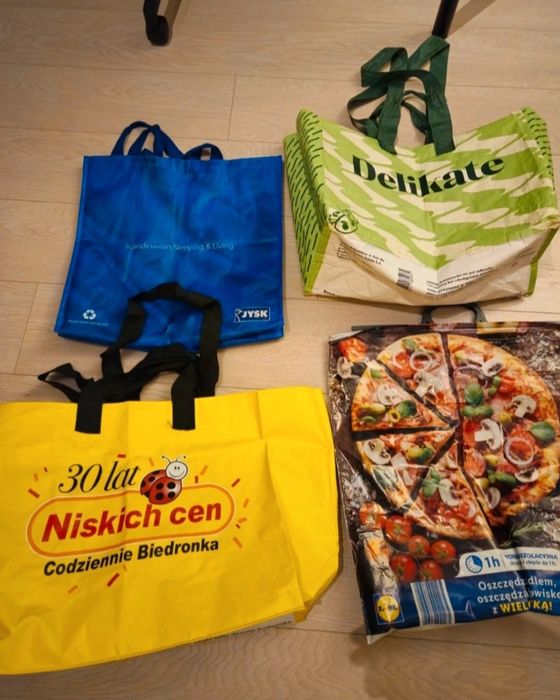 Torby na zakupy 4 sztuki