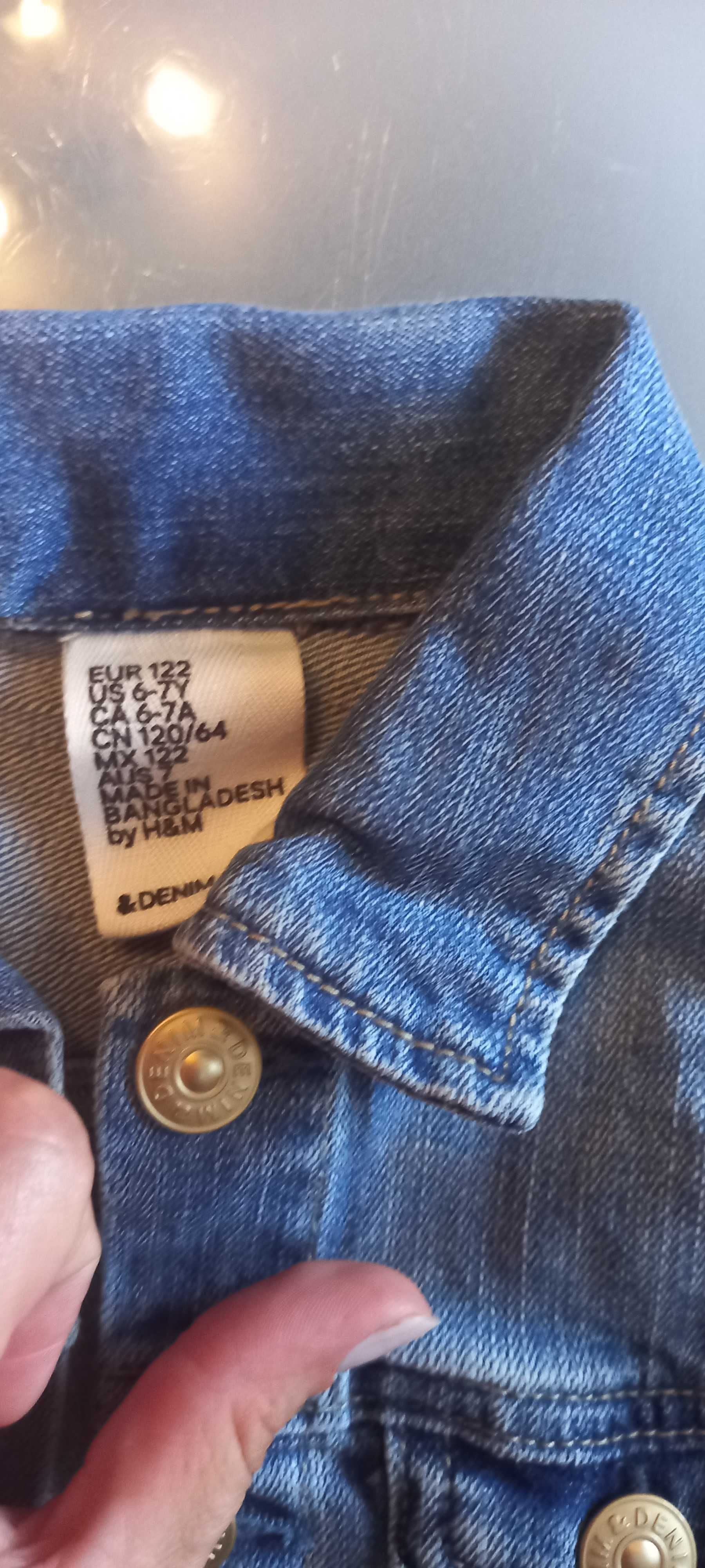 Katana kurtka jeans dziewczynka 5 - 6 lat.