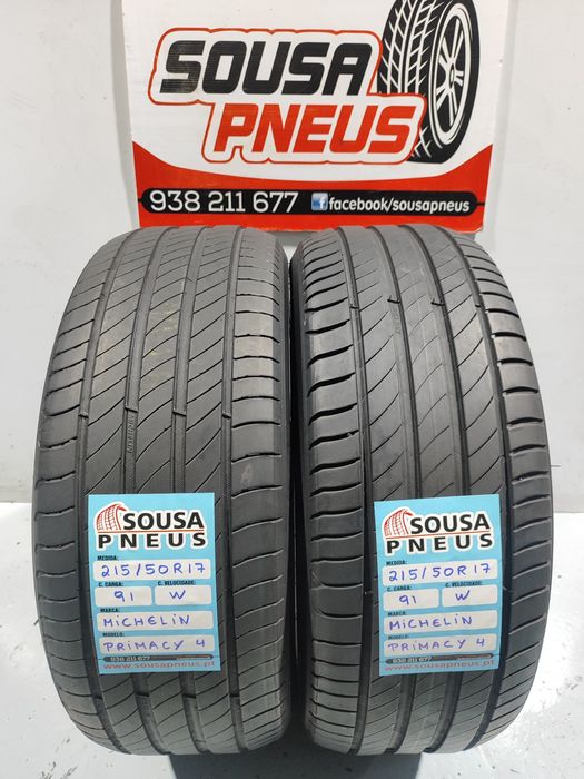 2 pneus impecáveis 205-50R17 michelin - Oferta dos portes