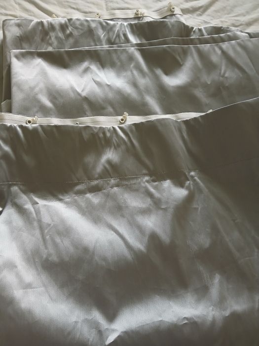Conjunto cortinados blackout capa edredon e duas fronhas