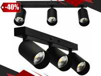Nowoczesna LAMPA Szyna Oprawa Halogen Led Żyrandol Żarówki + GRATIS
