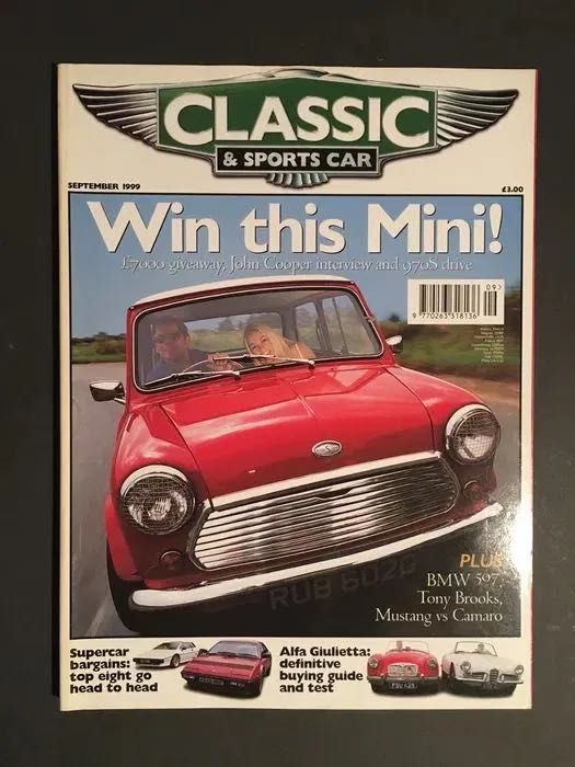 MINI - 3 revistas - 2 Classic & Sports car - 1 Jornal Clássicos