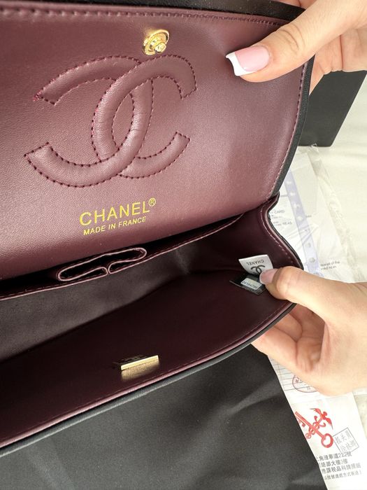 Сумка Chanel шкіра | чорна | золота фурнітура