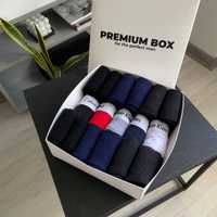 Pudełko Premium CK White (5 sztuk)  Majtki + 12 par skarpetek