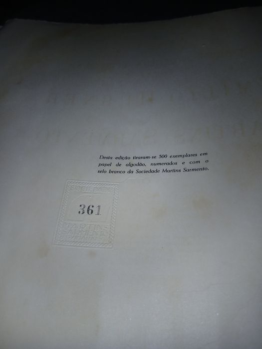Livro de Martins Sarmento
