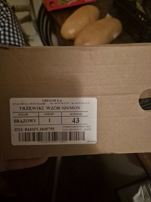 Buty wojskowe wzór MON 939, rozmiar 43/28. Nowe.