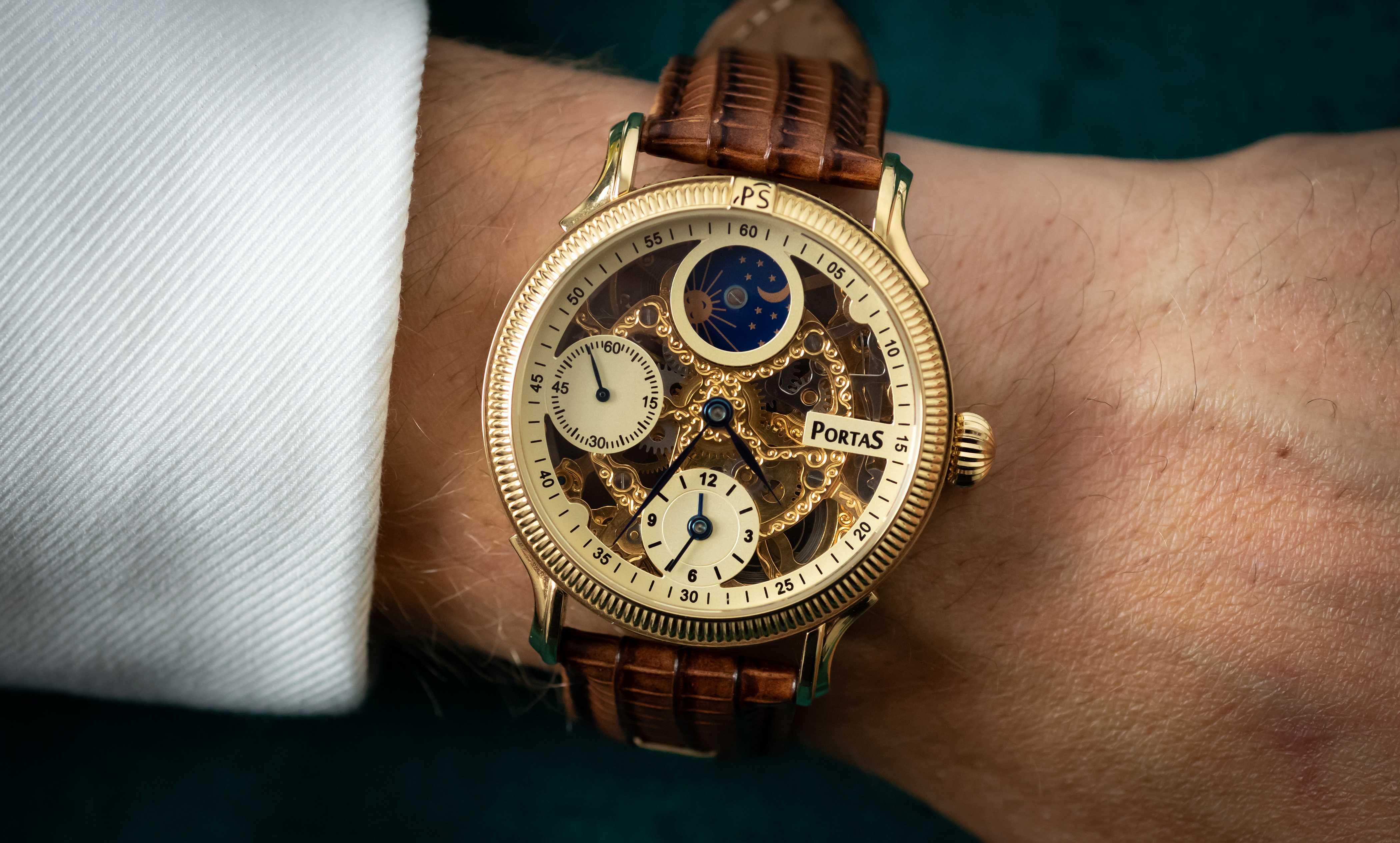 NOWY Zegarek PORTAS PS20I-9730-0DE Dual Time