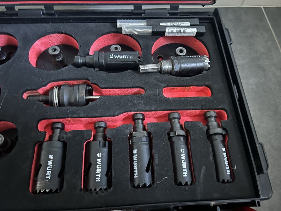 Набір біметалевих коронок Würth 19-76 мм