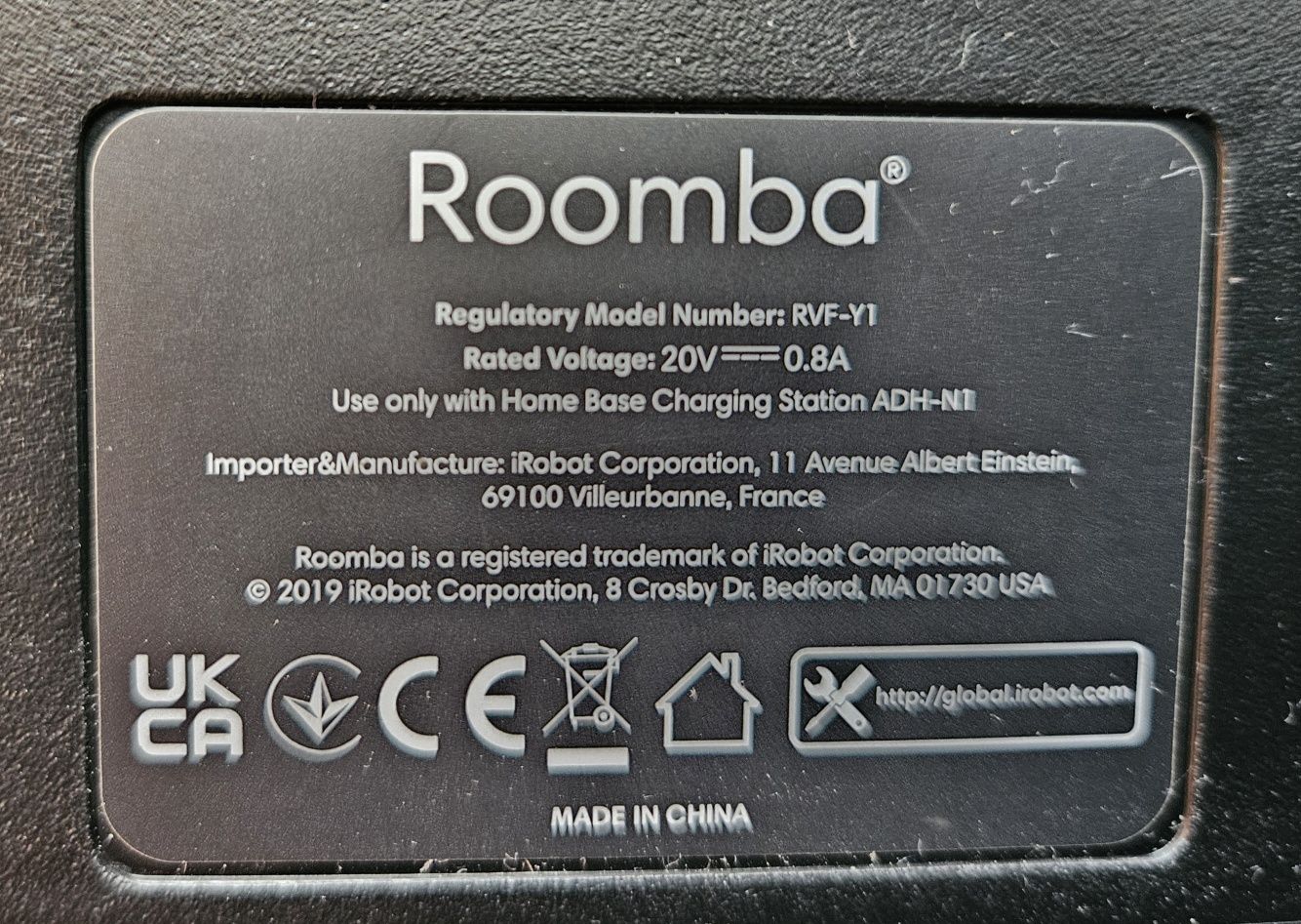Irobot comba roomba avaria