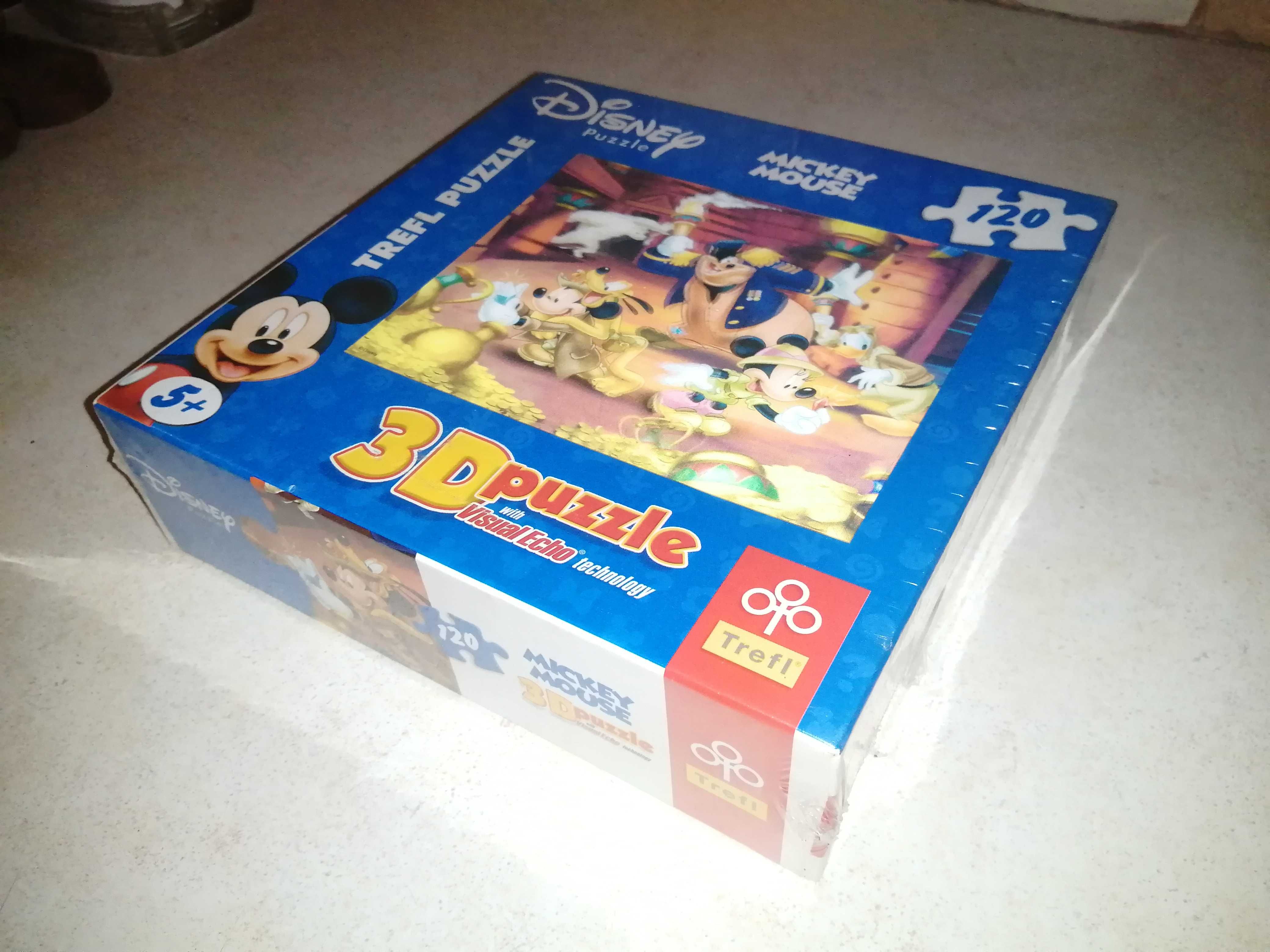 Nowe puzzle 3D Disney_Mickey Mouse 120 elementów firmy Trefl.