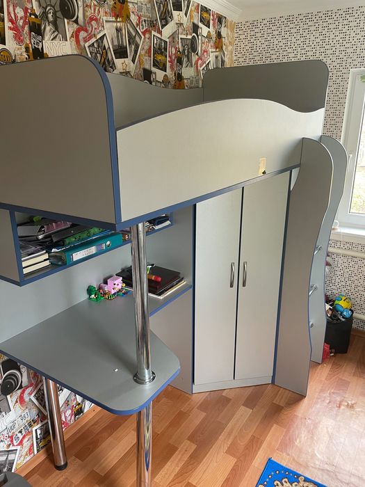 Ліжко чердак,дитяче ліжко,двопоперхове ліжко