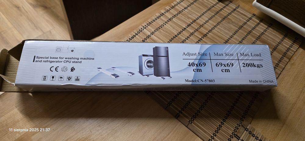 Podstawa regulowana ruchoma pod pralkę sprzet agd