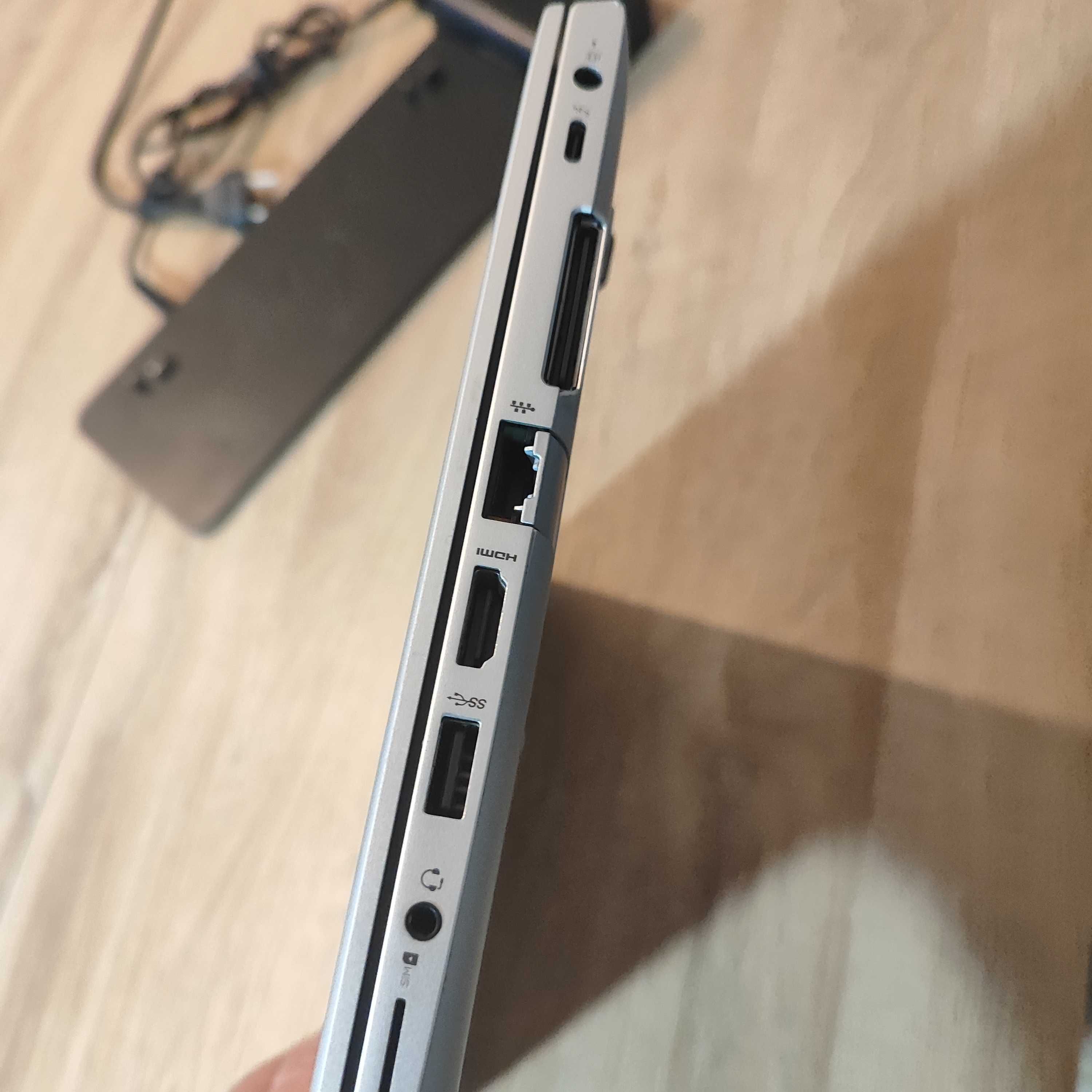 HP EliteBook 840 G6 16GB 512 SSD i5-8365U Nowa bateria Stacja dokująca
