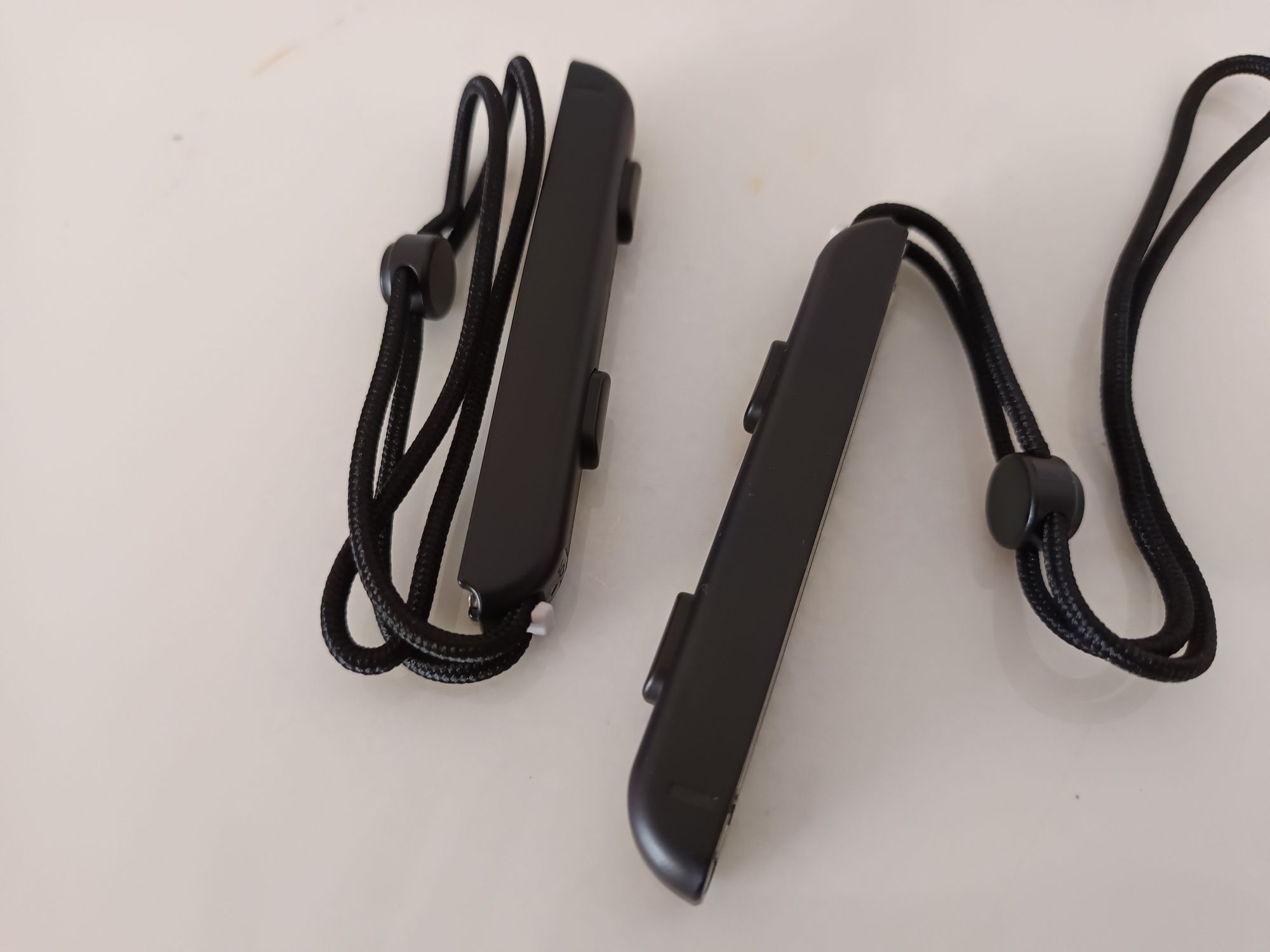 1 par de pulseiras Joycon para nintendo switch, preto ajustável