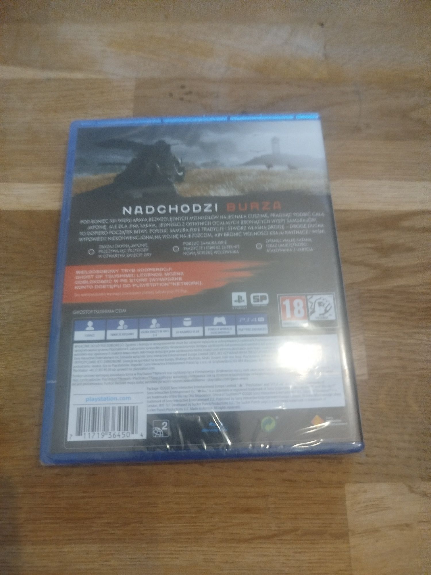 Ghost od Tsushima PS4 nowa w folii