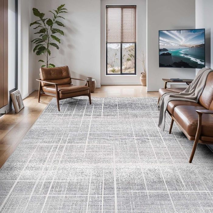 Miękki Dywan 200x300 do salonu nowoczesny krótki włos antypoślizgowy