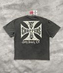 Нові футболки West Coast Choppers темно сірого / чорного кольору